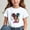 White, variant on Spazoro Big Boys Girls Shirts Tee, Cute Print Graphic T-Shirts Crew Neck Short Sleeve Casual Summer Tops for Unisex Black Size 3 T