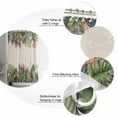 thumbnail image 6 of Palm Leaves Bathroom Curtain 96 Inch Shower Curtain with Hooks, Summer Botanical Tropical Plants Rustic Waterproof Polyester Bath Curtain Washable Bathtub Curtain 72''x 96'', 6 of 6