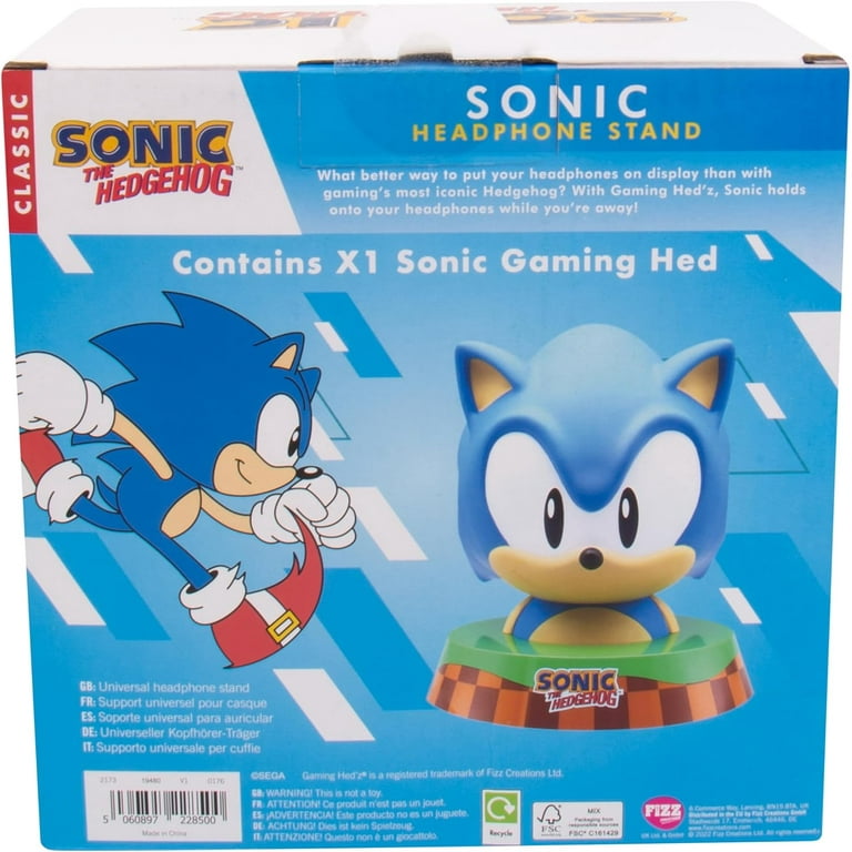 Free Shipping! Sonic The Hedgehog Gaming Hed'z. 3D Sonic The