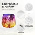 thumbnail image 4 of Bixox Women's Palm Trees at Sunset pattern 2 in 1 Running Shorts - Lightweight Athletic Workout Gym Yoga Shorts Liner with Pockets - Medium, 4 of 7