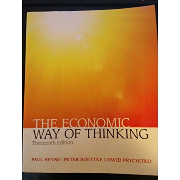Pre-Owned The Economic Way of Thinking (Paperback) 0132991292 9780132991292