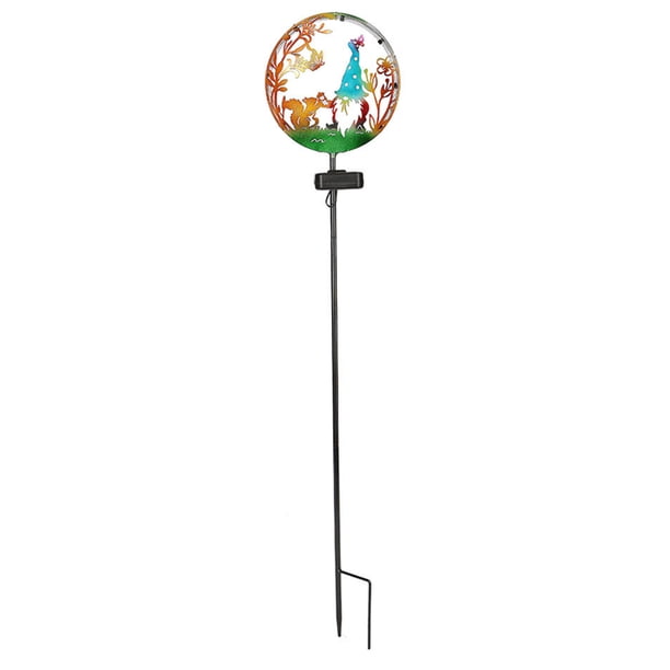 Luz solar de estaca para animales, luz LED para animales, ardilla, perro, gato, para Patio, jardín