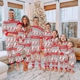 thumbnail image 1 of Family Matching Christmas Pajamas Two-piece Set Christmas Pyjamas Xmas Parent-child Pjs Set, 1 of 3