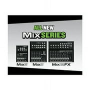 Mackie Mix8 Durable Recording Studio 8 Channel Compact Mixer with 3 Band EQ