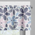 thumbnail image 3 of Ambesonne Flower Window Valance, Polygonal Pastel Tone Petals, 54" X 18", Multicolor, 3 of 5