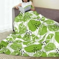 thumbnail image 6 of Sikiie Green Various Lemons Ultra-Soft Micro flannel Blanket Luxury All Seasons Warm Blanket for Bedding Sofa and Travel (4 sizes)-50"x40", 6 of 7