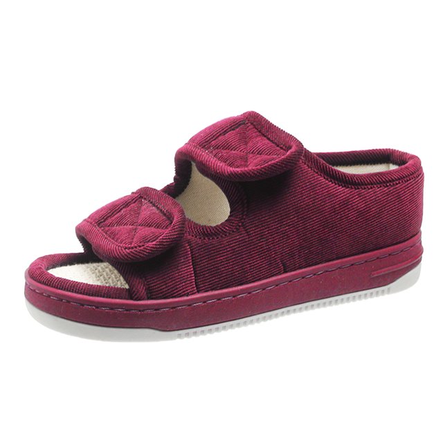 Sandalias diabéticas zapatos diabéticos ajustables para mujeres y hombres (38-39) rojo
