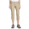 Eddie Bauer Ladies' Rainier Capri Pants - Khaki, 10 - NEW