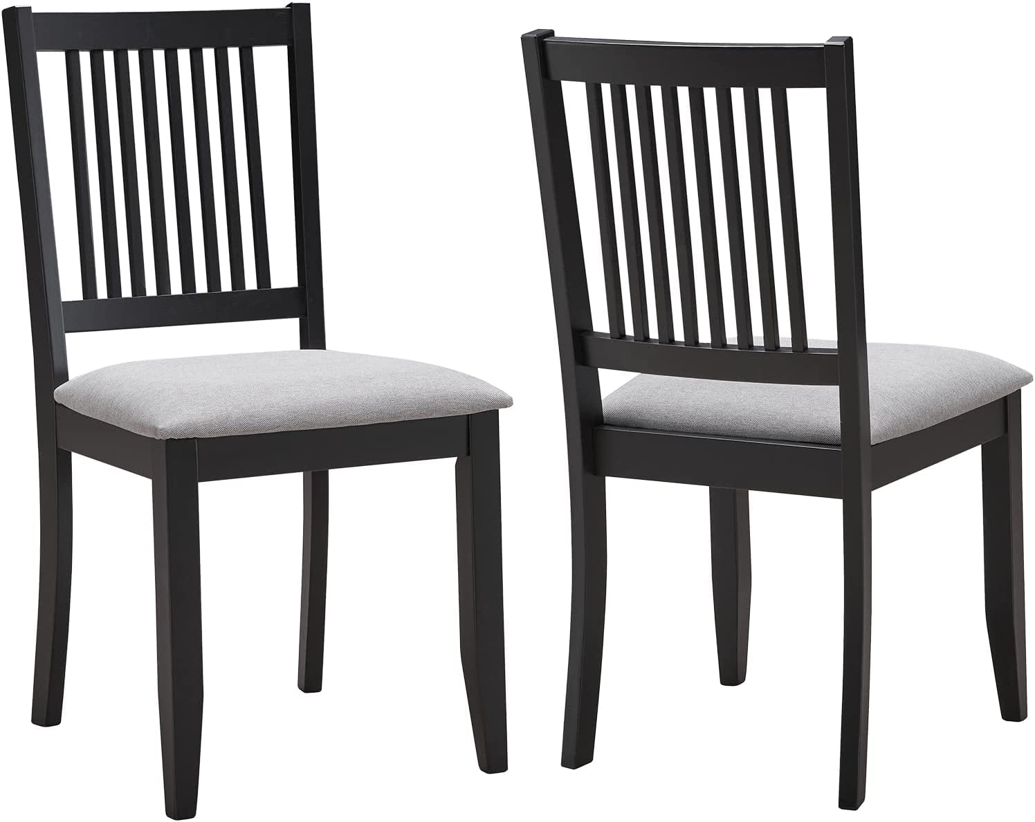 Duhome Rubber Wood Dining Chairs Set Of 2 Slat Back Farmhouse Dining duhome-rubber-wood-dining-chairs-set-of-2-slat-back-farmhouse-dining