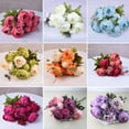 thumbnail image 2 of Yesbay 1Pc Artificial Peony Fake Flower Home Wedding Party Festival Decor,Rose Pink, 2 of 8