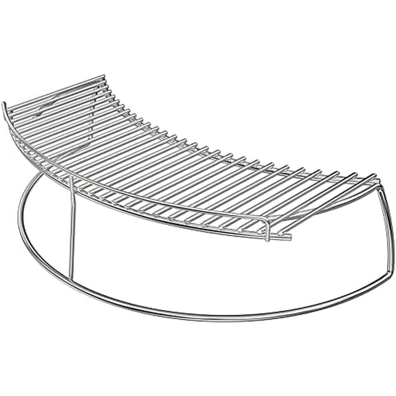 Warming Cooking Rack Fits for Charcoal Kettle Grills Like Weber,Char-Broil and Ceramic Grills Like Large Big Green Egg,Kamado Joe Classic,Pit Boss K22,Louisiana K22,17 3/4"$$Garden & Patio