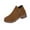 Brown, variant on Busydd Ankle Boots for Women Trendy Solid Color Booties for Women Comfortable Round Toe Womens Booties Casual Zipper Womens Ankle Boots 5.5