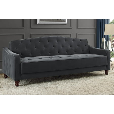 Novogratz Vintage Tufted Sleeper Sofa Bed II, Multiple Colors