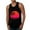 Watermelon Red, variant on HCNTES Men's Ribbed Cotton Tank Top T Shirts Workout Sleeveless Running Vest(Red,XL)