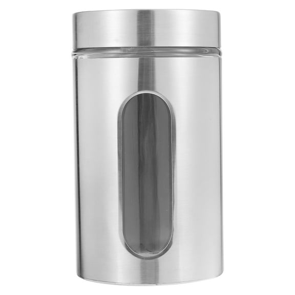 Yardwe 1Pack Stainless Steel Food Storage Container with Lid for Kitchen Organization