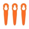 thumbnail image 1 of Trimmer Plastic Blade, Practical 3.3in Length Lawn Mower Plastic Blade  For Maintenance, 1 of 8