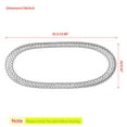 thumbnail image 2 of Drive Belt For Arctic Cat 0627-026 0627-033 Snowmobile Bearcat 660 Wide Track, 2 of 6