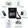 thumbnail image 2 of Passport Holder Waterproof RFID Blocking Nylon Neck Pouch with Vaccine Card Slot Men Women, 2 of 6