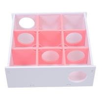 LABSERRON Acrylic Hamster Maze Toy Pink 1Pcs 8.3X7.9X3In