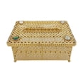 thumbnail image 4 of Caja de pañuelos faciales de estilo europeo, soporte para guardar papel para el hogar y el dormitorio. Grande, 4 of 9