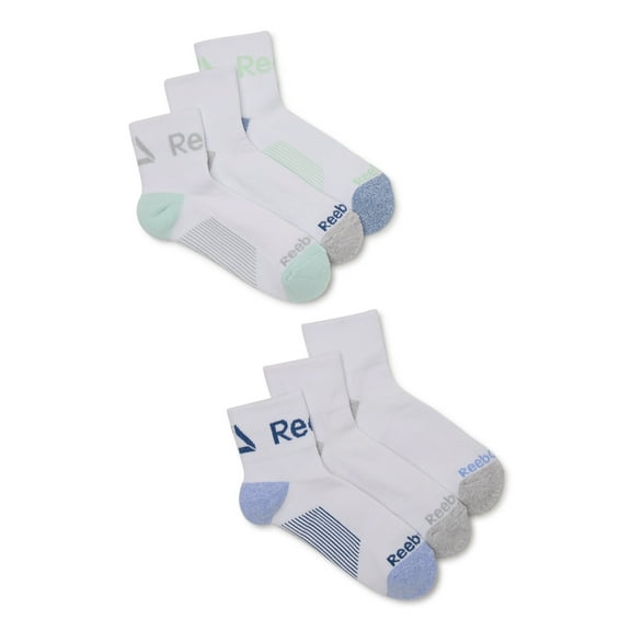 Reebok Women's Target Cushion Ankle Socks, 6-Pack