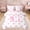 Pink C, variant on Erosebridal Pink Bow Heart Letter G Bedding Comforter Set, Cartoon Love Heart Queen Bedding Sets for Girls, Pink Reversible, 7pcs