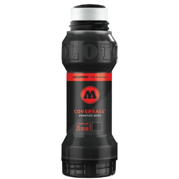 Marcador Dripstick Coversall De Presión Negro Molotow negro 25 mm