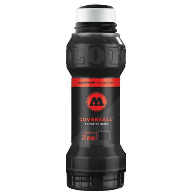 Marcador Dripstick Coversall De Presión Negro Molotow negro 25 mm