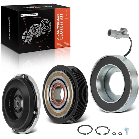A-Premium Air Conditioner AC Compressor Clutch Kit Compatible with Toyota RAV4 2013-2018 2.5L