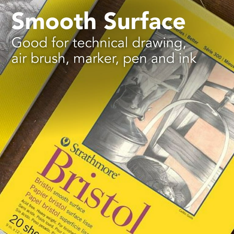 Strathmore Bristol Paper Pad, 19in x 24in, 20 Sheets/Pad - Walmart.com