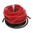 thumbnail image 1 of Ofertas Únicas Cable de Tierra Cable de Poder 12m Negro Rojo TC 1 Juego 10AWG Totalmente Aislado y Chaqueta de Toque Suave Radio de Coche, Automotriz, Altavoces de Coche Universal, 1 of 1