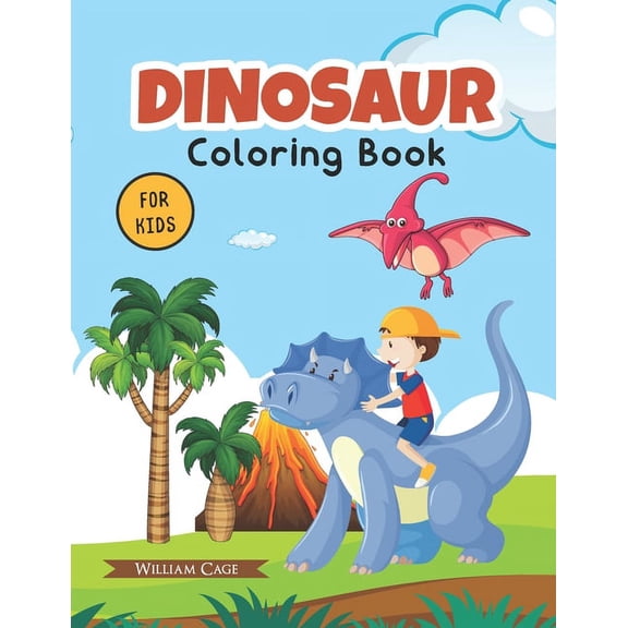 Dinosaur Coloring Book: : Great Gift for Boys & Girls (Paperback)
