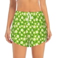 thumbnail image 4 of Lsque Daisies Flowers Printed Women's Running Shorts with Liner Pockets,Elastic Quick Dry Workout Athletic Gym Yoga Shorts,Womens High Waist Shorts-Medium, 4 of 9