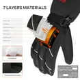 thumbnail image 4 of Savior Adult Battery Heated Gloves, Winter Ski Mittens Black XS-3XL, 4 of 11