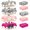 Cowgirl Pink-12, variant on Cowgirl Pink 12 Pack Disposable Rectangle Plastic Tablecloths 54 x 108 Inch
