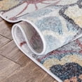 thumbnail image 6 of Well Woven Leeza Modern Multi Blue Floral Geometric Pattern Area Rug, 6 of 9