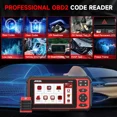 [Second Hand] ANCEL DS300 Full System OBD2 Bi-Directional Code Reader Scanner & Car Phone Holder Kits