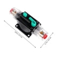thumbnail image 4 of Minkissy 1Pcs PVC Material Circuit Breaker for Vehicle Installation and Electrical Protection in Black Color, 4 of 7