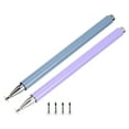 thumbnail image 1 of Unique Bargains 2pcs Stylus Pens for Touch Screens Magnetic 4 Fine Point Disc Universal Capacitive Pen Sensitivity Purple/Blue, 1 of 7