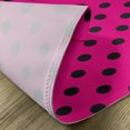 thumbnail image 5 of Ambesonne Hot Pink Place Mats Set of 4, Pop Art Inspired Dots, Standard Size, Hot Pink Black, 5 of 6