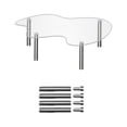 thumbnail image 4 of GROWTH TANK Acrylic Display Riser Durable Transparent Showcase Fixtures for Model Car Action 25x14.4x5cm, 4 of 9