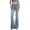 Light Blue, variant on Women's High Waisted Light Wash Wide Leg Distressed Denim Jeans