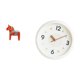 thumbnail image 5 of Figura decorativa de caballo Dalecarlian sueco con reloj de pared moderno, números , silencioso, ideal para la oficina en casa, o la, 5 of 8