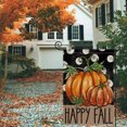 thumbnail image 3 of Sm:)e Polka Dot Fall Garden Flag 12x18 Inch Double Sided - Thankful Pumpkins, Seasonal Decorative Flag Rustic Autumn Outdoor Yard Decor, 3 of 7