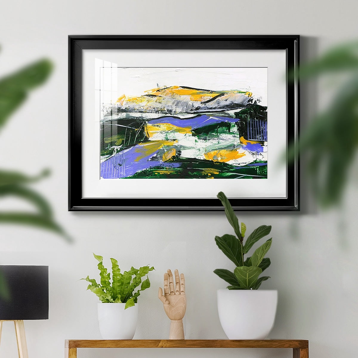 Silent Mountain I Premium Framed Print - Ready to Hang