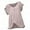 Pink, variant on Lolmot Summer Tops for Women Loose Back Hollow Out Lace Short Sleeve Patchwork T-shirt Casual Crew Neck Tee Solid Color Shirt Blouse Tops