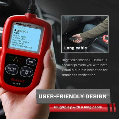 Buy Autel Autolink Al319 Obd2 Scanner Car Diagnostic Code Reader Automotive Engine Fault Can Scan Tool Online In Turkey