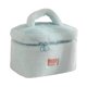 thumbnail image 4 of Bolsa de maquillaje de felpa, neceser multifuncional para viajes, hoteles, brochas de maquillaje. Azul, 4 of 9
