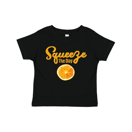 

Inktastic Orange Squeeze the Day Gift Toddler Boy or Toddler Girl T-Shirt