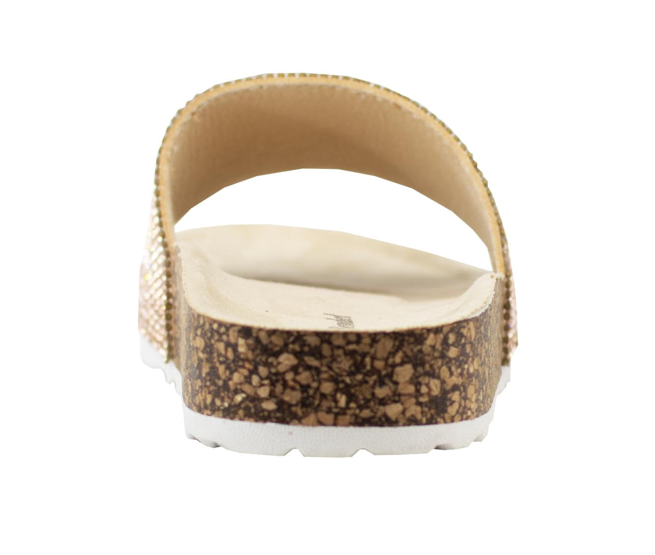 Alexis Bendel Women's Adult Comfort Rhinestone Embellished Slide Sandal